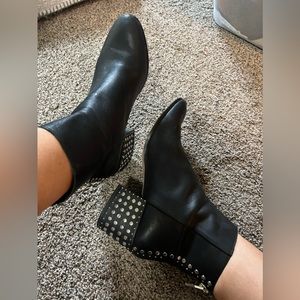 Dolce Vita leather studded Ankle Boots